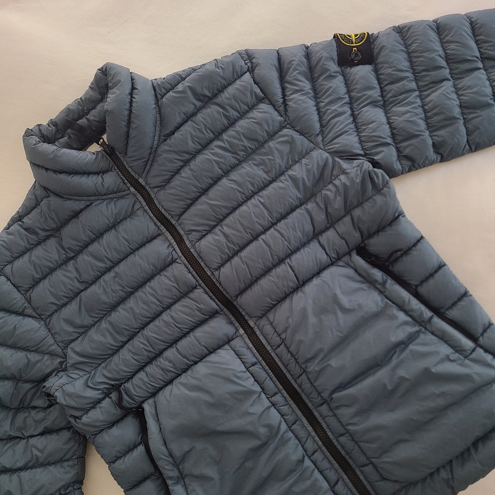 Stone Island padded down jacket- L